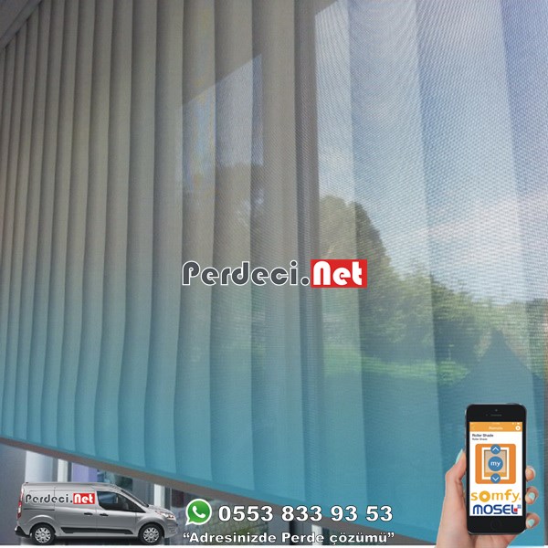 Screen Degrade Renk Gecisli Stor Perde Kartelasi Perdeci Net Heryere Perde Hizmeti